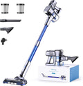 Cordless Stick Vacuum Cleaner, Lightweight 235W Brushless Motor, Rechargeable Battery, Self-Standing Design, Handheld for Carpet, Hard Floor, and Pet Hair