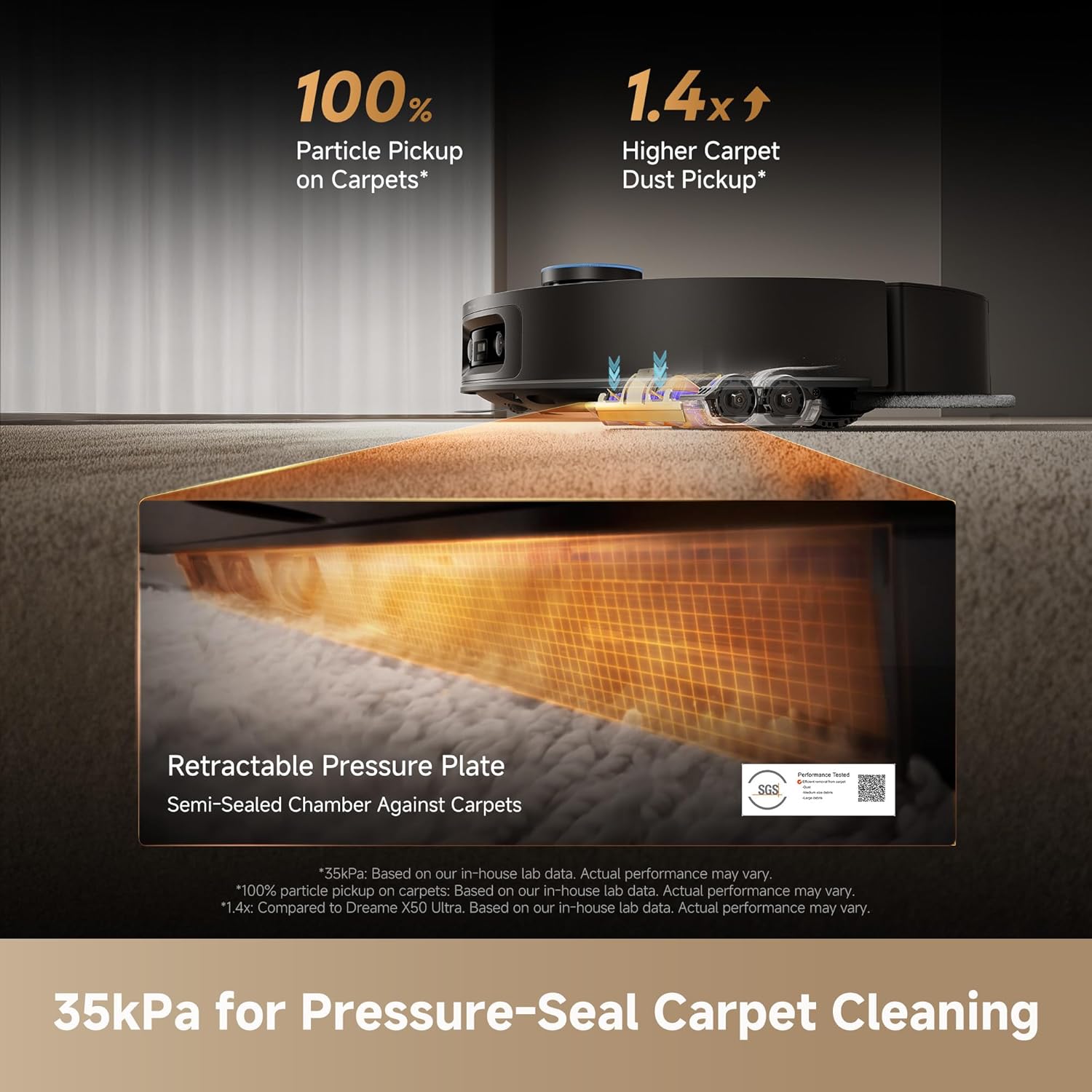 X60 Max Ultra Complete Robot Vacuum and Mop, Upgraded from X50 Series, 3.13in (7.95cm) Ultra-Thin Design, 35,000Pa Suction, Self Emptying&Refilling, Mop Self-Cleaning, 280+ Obstacle Avoidance